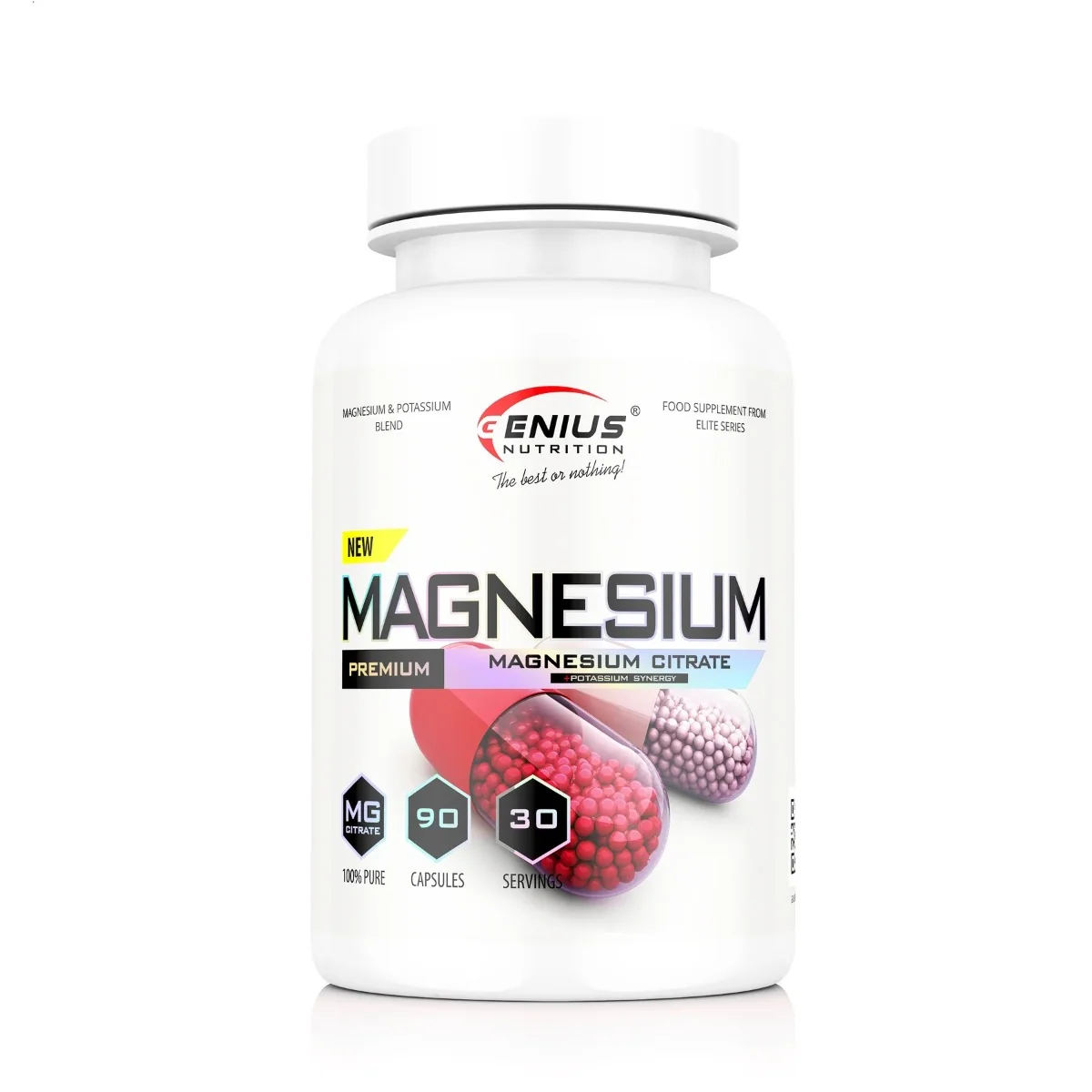 Magneziu, 90 capsule, Genius Nutrition