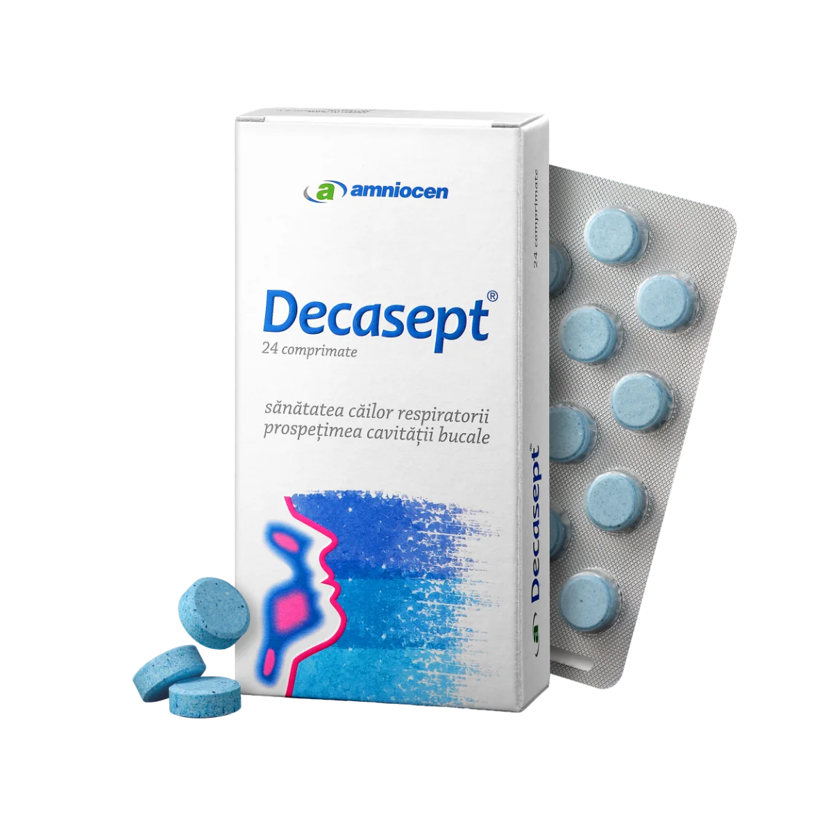 Decasept, 24 comprimate, Amniocen