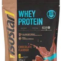 Pudra pentru prepararea shake-urilor proteice cu aroma de ciocolata Whey Protein, 570g, Isostar