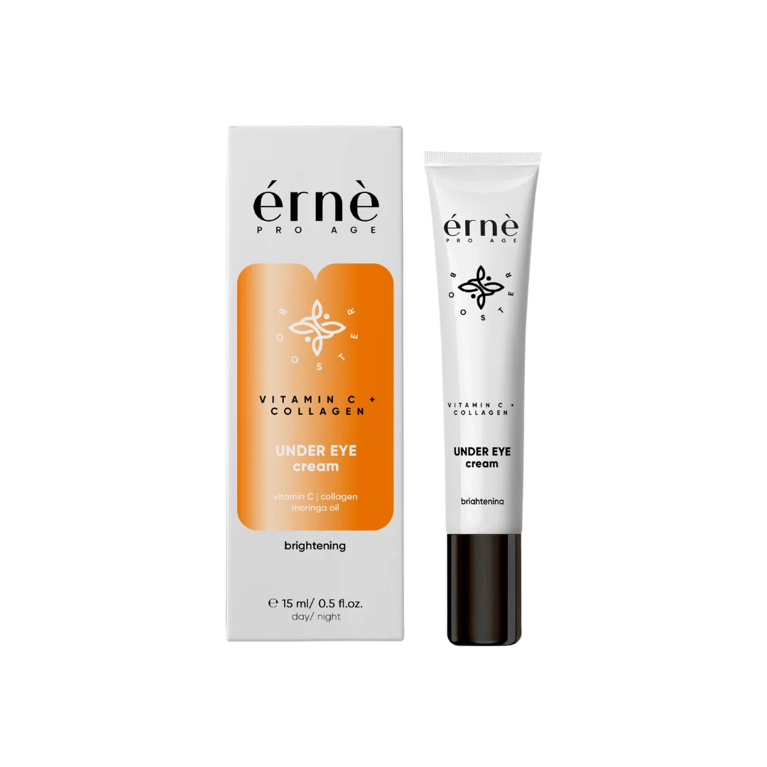 Crema iluminatoare pentru ochi cu Vitamina C si Colagen, 15ml, Erne