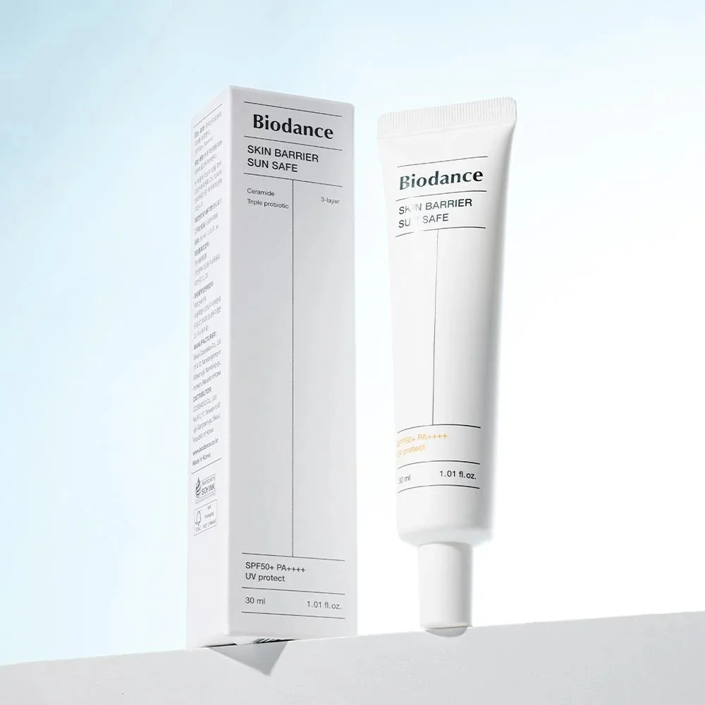 Crema de fata hidratanta cu SPF50+ PA++++ Skin Barrier Sun Safe, 30ml, Biodance
