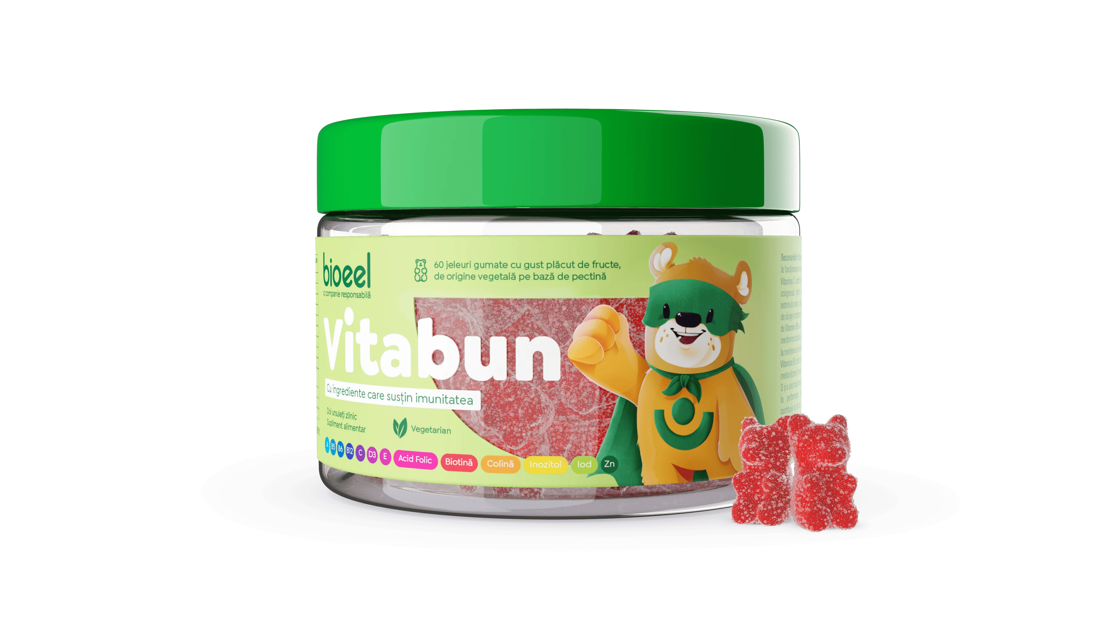 Vitabun, 60 jeleuri gumate, Bioeel
