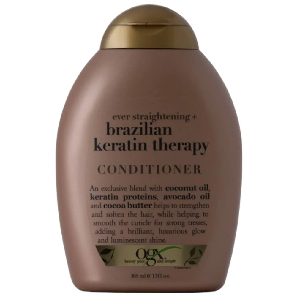 Balsam pentru netezirea parului Brazilian Keratin, 385ml, OGX