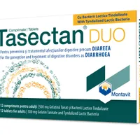 Tasectan Duo 500 mg adulti, 12 capsule, Montavit