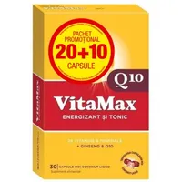 Pachet Vitamax Q10, 20 + 10 comprimate, Perrigo