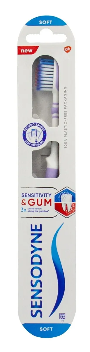 Periuta de dinti Sensitivity & Gum Soft, 1 bucata, Sensodyne 