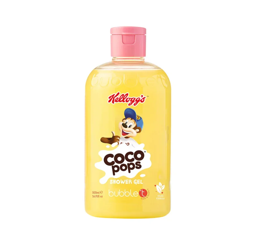Gel de dus si baie cu aroma de Coco Pops, 500ml, Bubble T