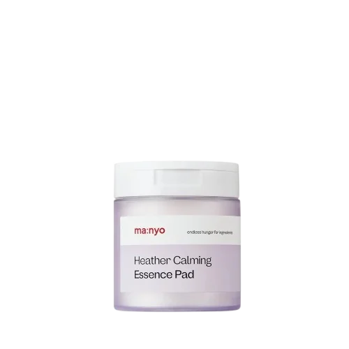 Dischete imbibate cu ser Heather Calming Essence Pad, 60 bucati, Ma:nyo