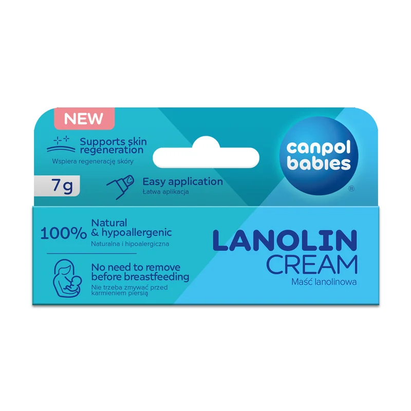 Crema cu lanolina pentru mamelon, 7g, Canpol babies