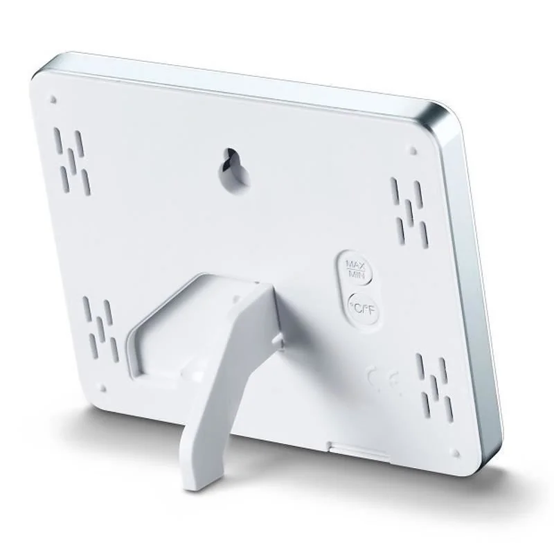 Termometru si higrometru digital de camera cu design extra-plat alb, 1 bucata, TFA