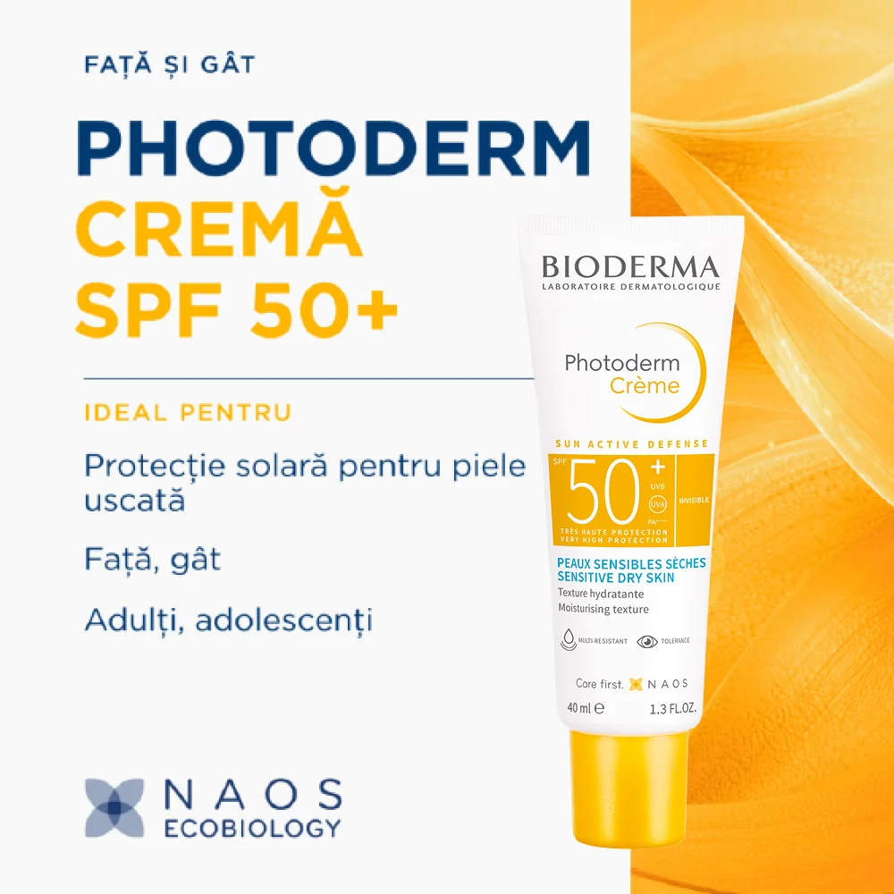 Crema invisible cu SPF 50+ Photoderm, 40ml, Bioderma