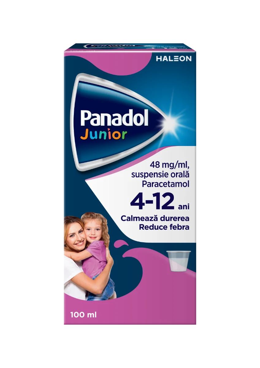Panadol Junior 48 mg/ml suspensie orala, 100ml, Haleon
