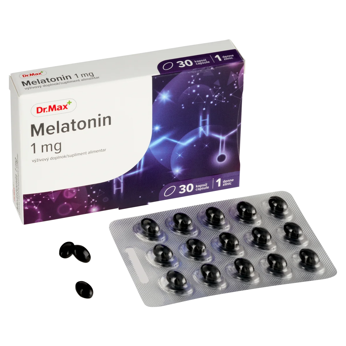 Dr. Max Melatonina, 30 capsule moi