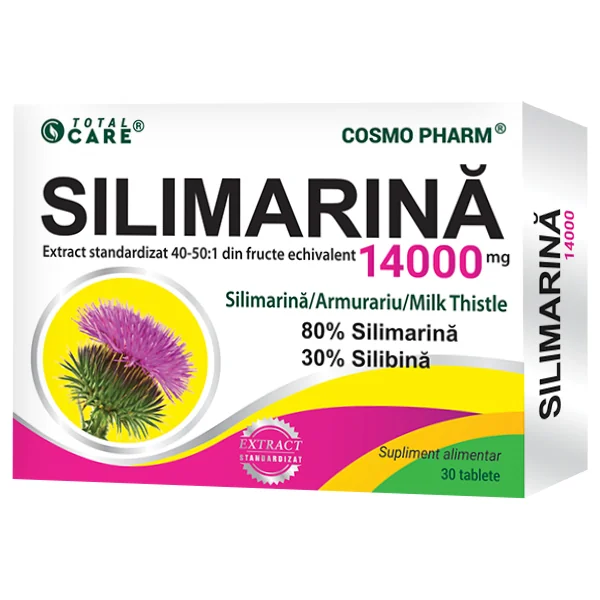 Silimarina 14000mg, 30 tablete, Cosmopharm
