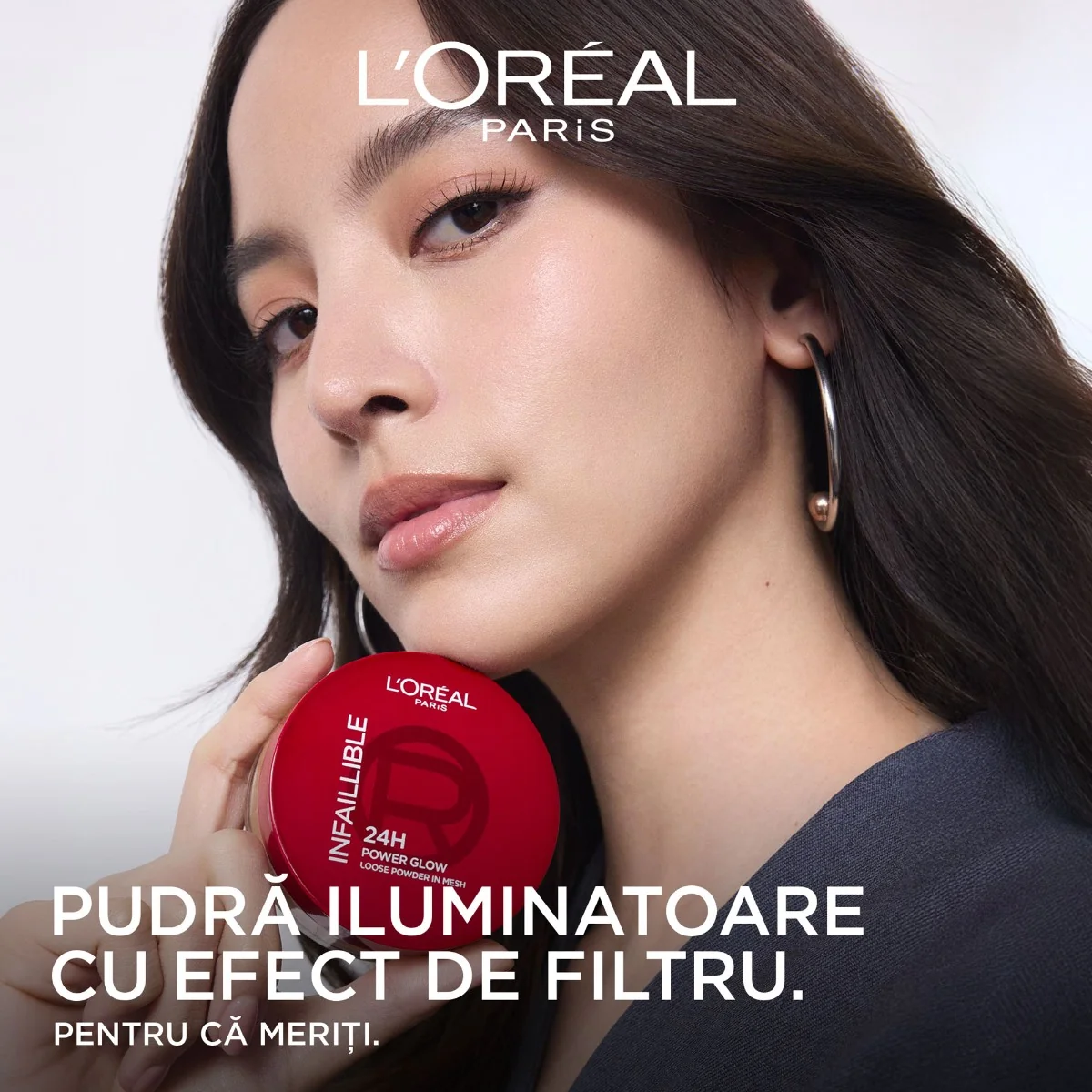 Pudra tip pulbere cu efect estompare Infaillible 24h, 10g, L'Oreal Paris