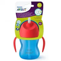 Cana cu pai pentru baietei +9 luni SCF 796/01, 200ml, Philips Avent