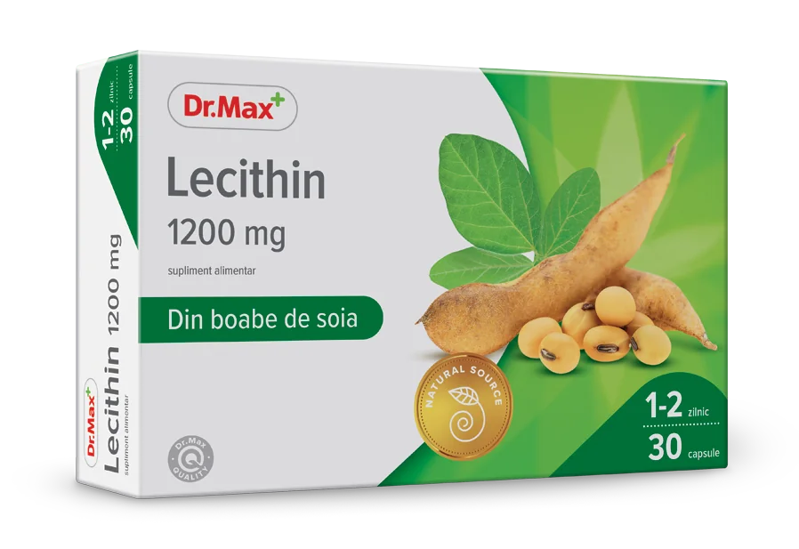 Dr. Max Lecitina 1200mg, 30 capsule moi