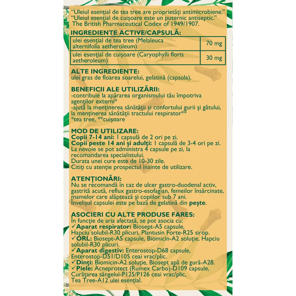Biomicin, 15 capsule, Fares