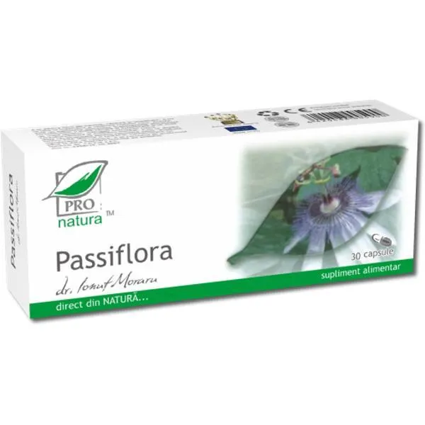 Passiflora, 30 capsule, Pro Natura
