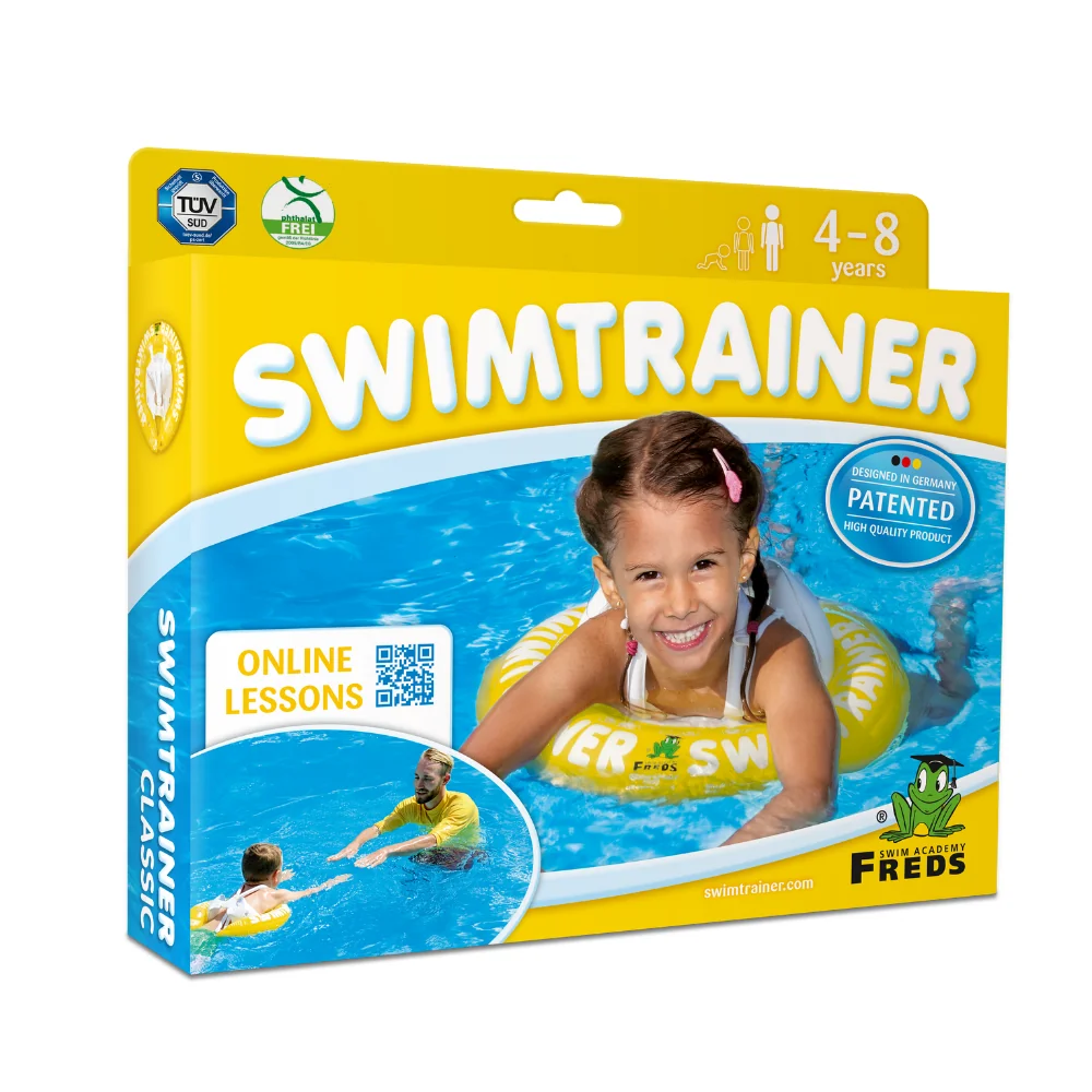 Colac Swimtrainer Classic 4-8 ani Galben, 1 bucata, Freds Swim Academy