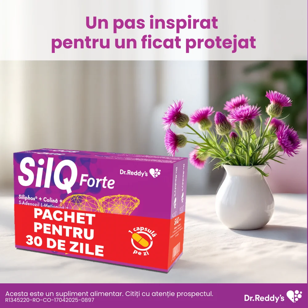 Pachet SilQ Forte Duopack, 2 x 15 capsule, Dr. Reddy's