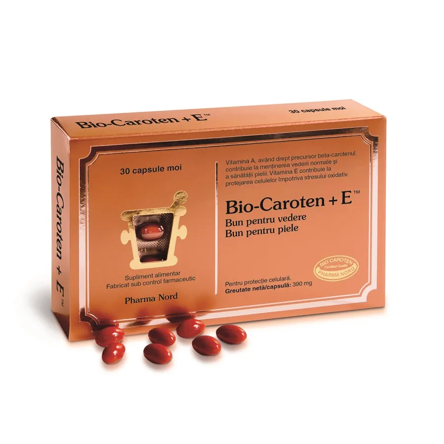 Bio-Caroten + E 390mg, 30 capsule, Pharma Nord