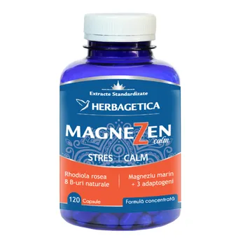 Magnezen Calm, 120 capsule, Herbagetica 