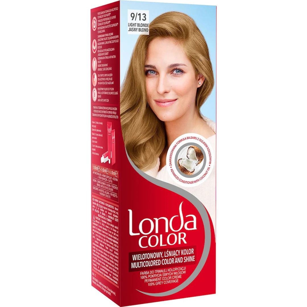 Vopsea de par permanenta 9/13 Blond deschis, 110ml, Londa