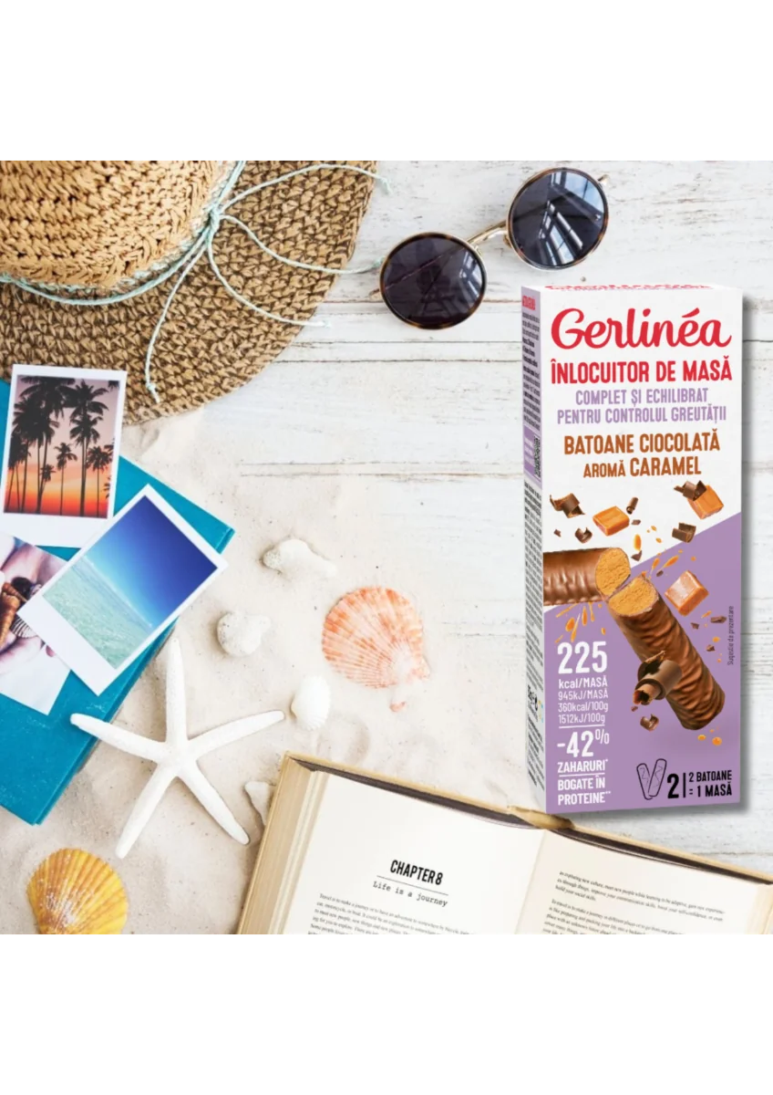 Mini pack batoane cu caramel, 62g, Gerlinea