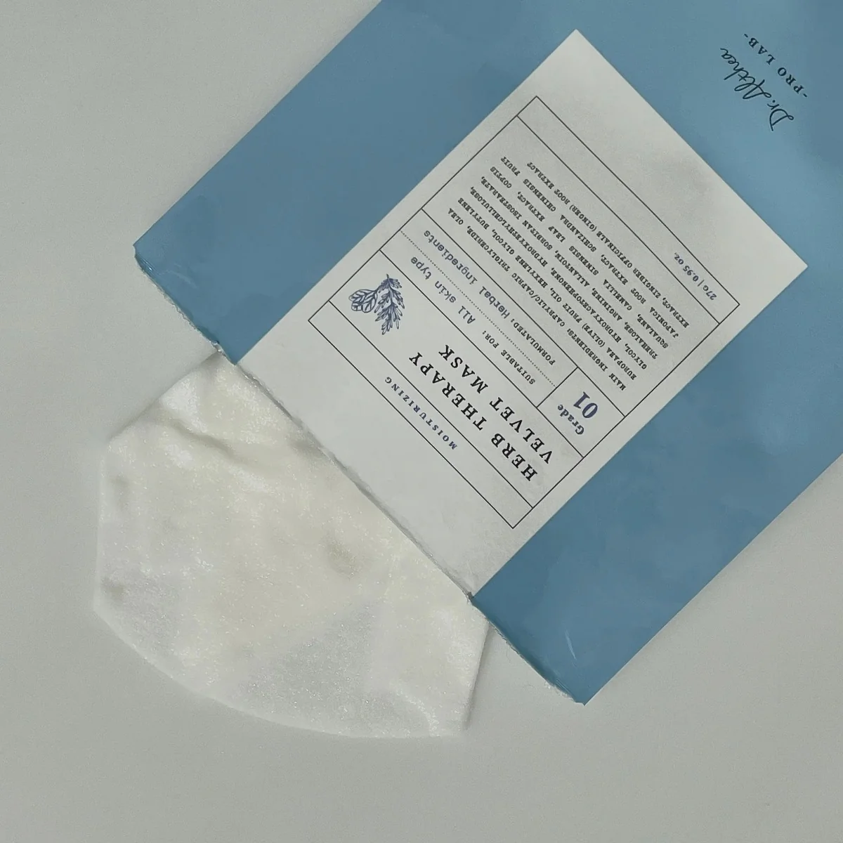 Masca pentru fata Herb Therapy Velvet, 27g, Dr. Althea