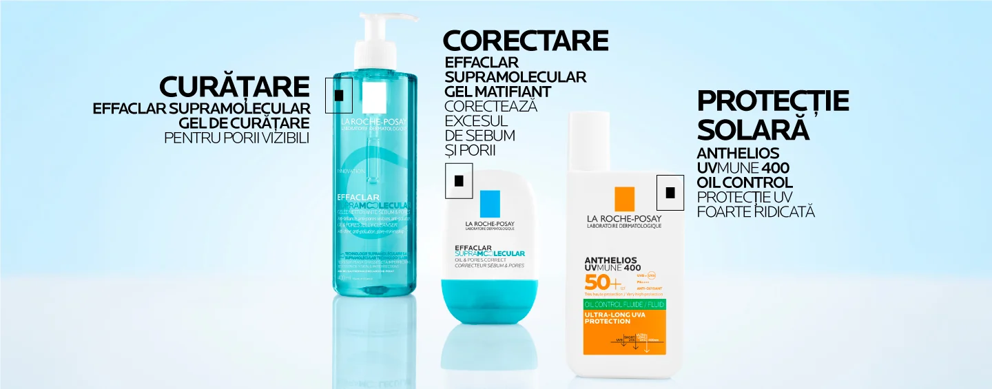 Curatare, corectare si protectie solara La Roche-Posay Curatare, corectare si protectie solara La Roche-Posay
