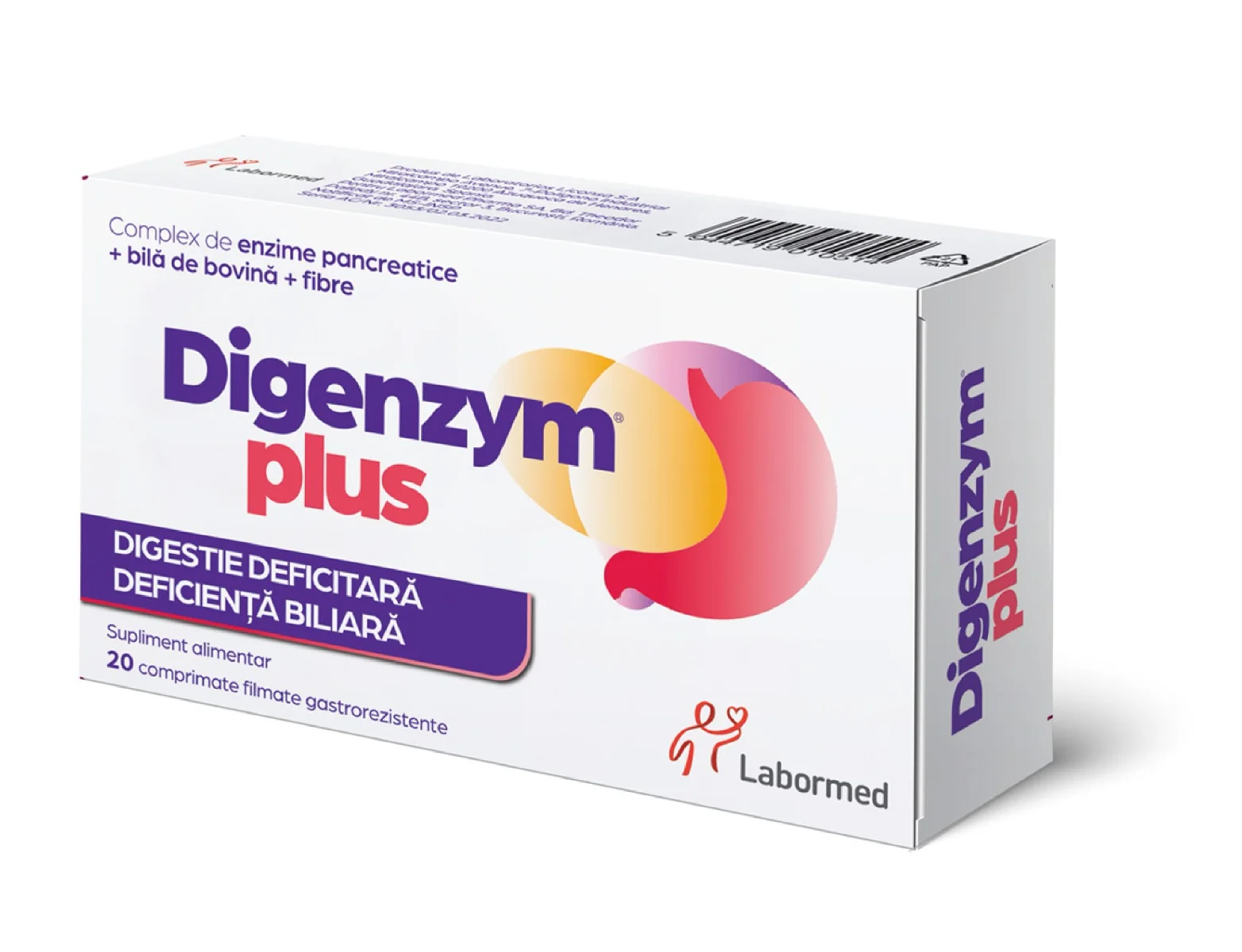 Digenzym Plus, 20 comprimate, Labormed