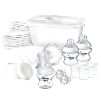 Set pentru alaptare pompa de san manuala si accesorii, Tommee Tippee