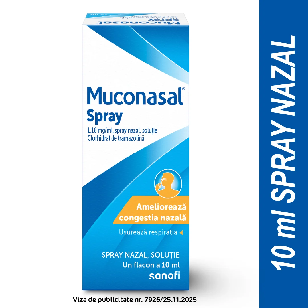 Muconasal spray 1.18mg/ml, 10ml, Sanofi