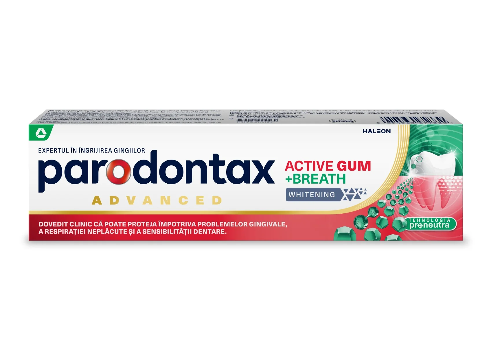 Pasta de dinti Gum + Breath Sensitivity and Whitening, 75ml, Parodontax
