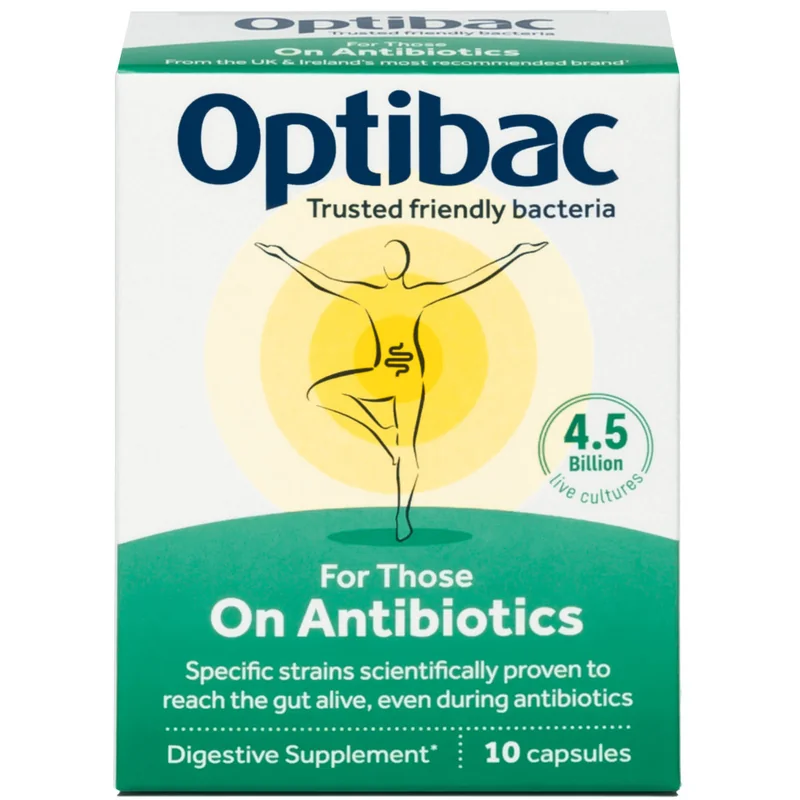 Probiotic in tratament cu antibiotic, 10 capsule, Optibac | Dr. Max Farmacia
