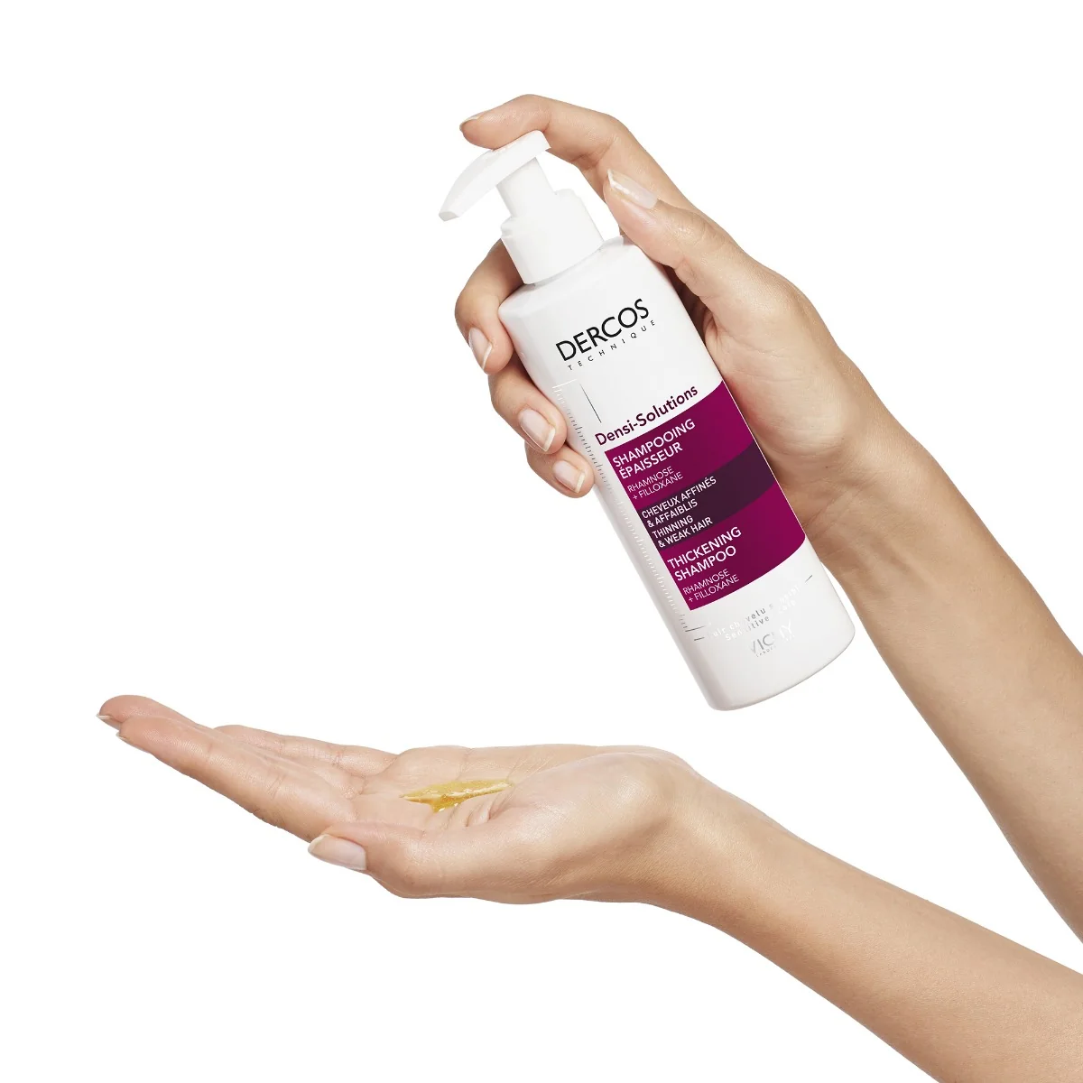 Sampon densificator pentru par subtire Dercos, 250ml, Vichy
