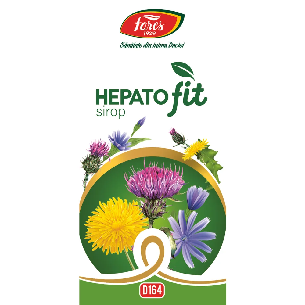 Sirop cu fructoza Hepatofit, 100ml, Fares