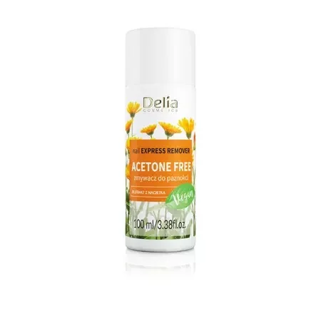 Dizolvant fara acetona Natural Nails, 100ml, Delia Cosmetics