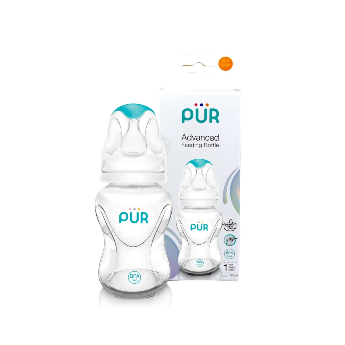 Biberon Advanced, 125ml, PUR