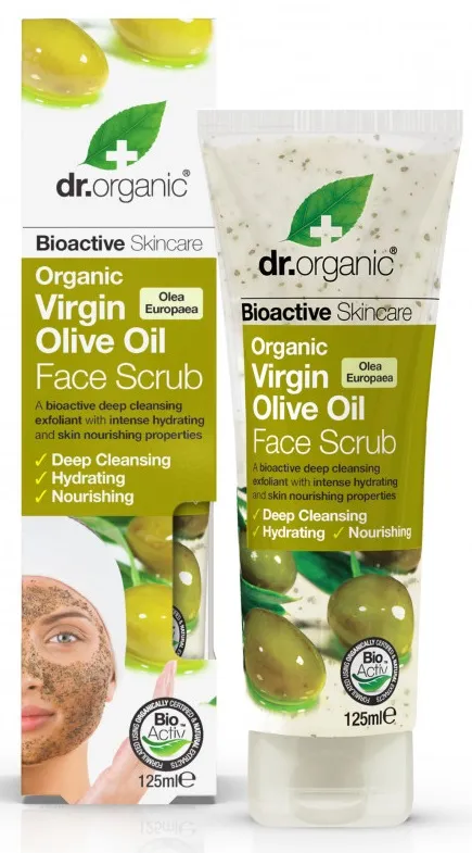 Dr.Organic Olive Oil Scrub de fata, 125ml