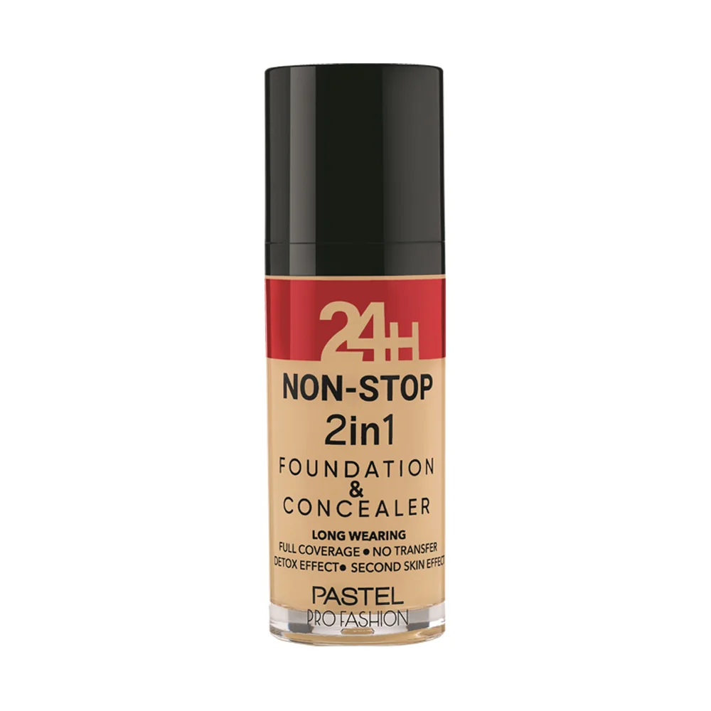 Fond de ten si corector 2in1 24h Profashion No. 604 Vanilla, 30ml, Pastel 