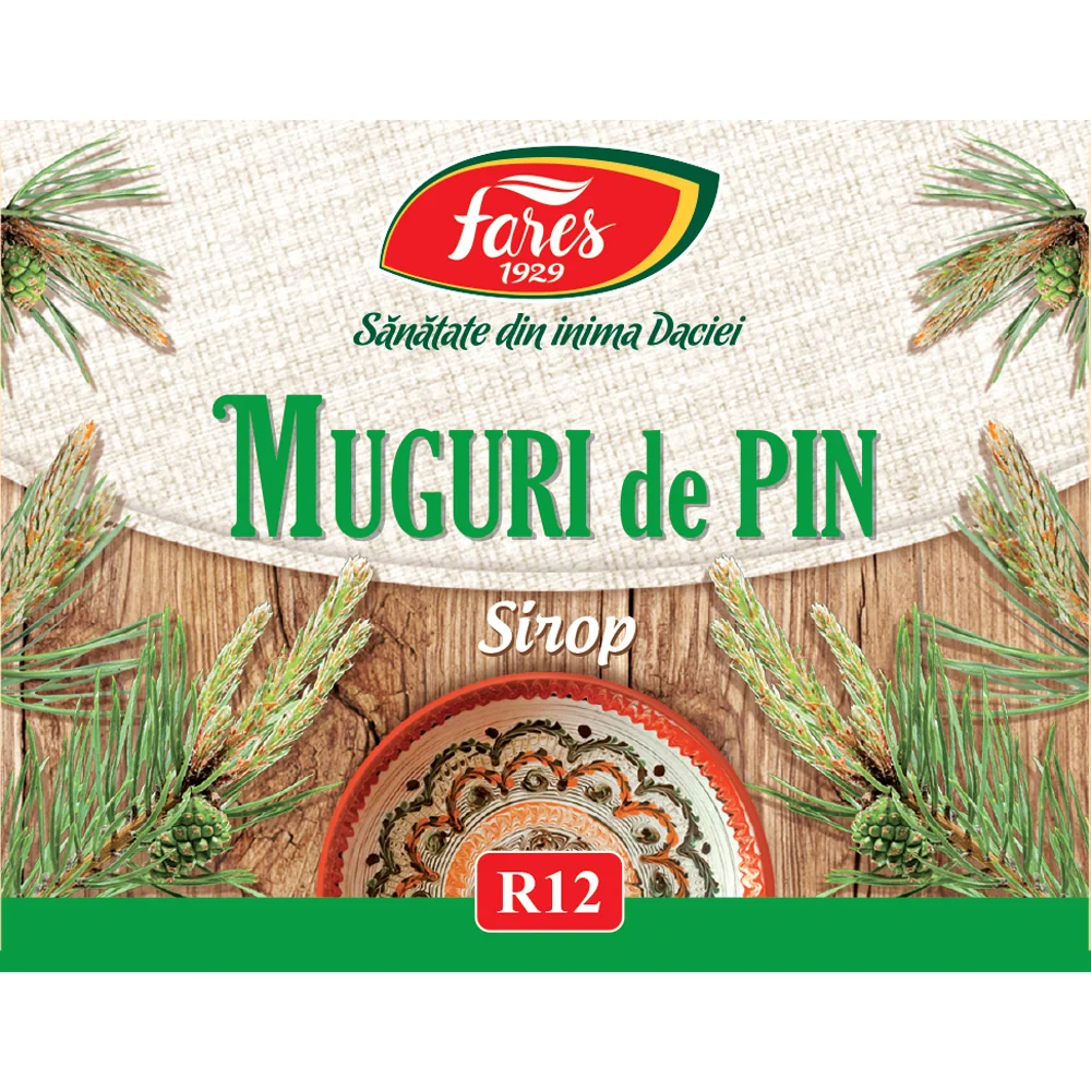 Sirop Muguri de pin, 250 ml, Fares