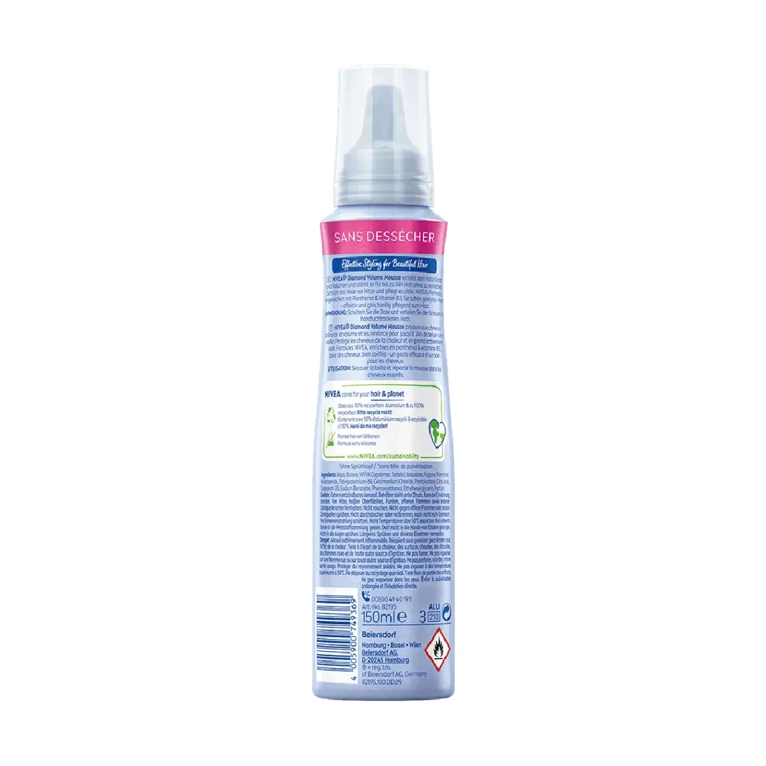 Spuma coafat Diamond Volume, 150ml, Nivea