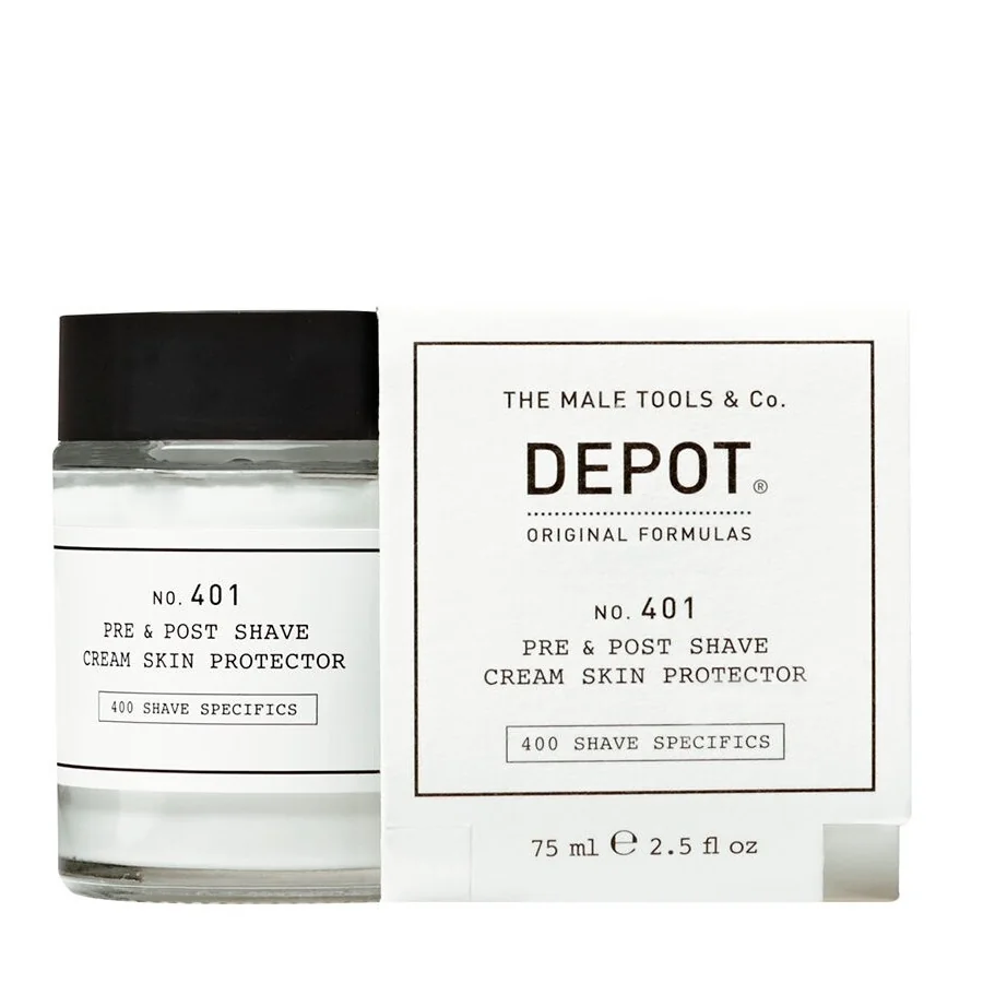 Crema de fata inainte si dupa barbierit Skin Protector 401, 75ml, Depot