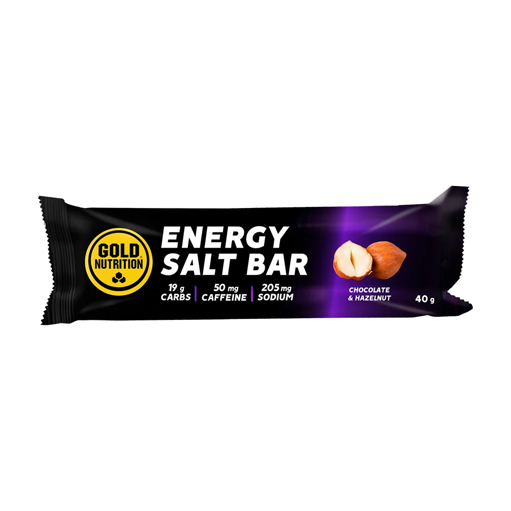 Baton sarat cu ciocolata si alune, 40g, Gold Nutrition