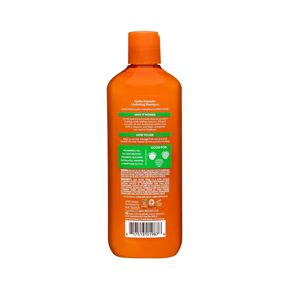 Sampon hidratant cu ulei de avocado si unt de shea, 400ml, Cantu