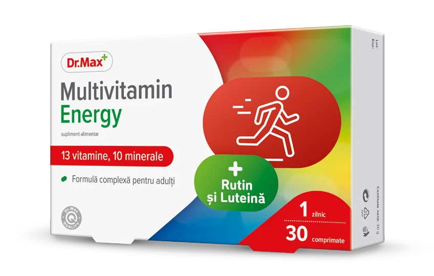 Dr. Max Multivitamin Energy, 30 comprimate 