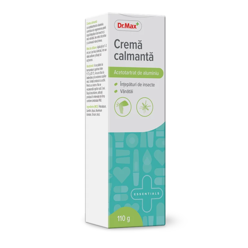 Dr. Max Crema calmanta cu acetotartrat de aluminiu, 110g