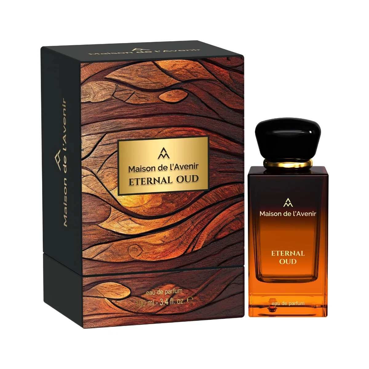 Apa de parfum Eternal Oud Aura Collection Unisex, 100ml, Maison de l'Avenir